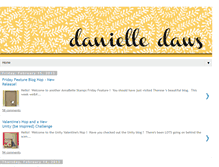 Tablet Screenshot of danielledaws.com